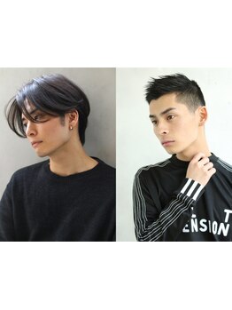 [天理/学割]メンズカット\2200/眉カット付\3850駅近＆最終受付20:30迄で仕事帰りに◎スパで疲れを癒せる