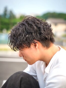 ハレ(HARE)の写真/山形でメンズパーマならココ！トレンドの特殊パーマだけでなく幅広い年代に向けた再現性の高いデザイン力◎