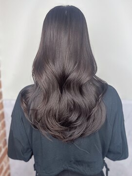 エニー 栄(Any) 韓国レイヤー×ラベンダーグレージュ