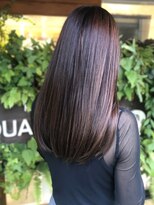 スクエアウーノ 博多(SQUARE＊UNO HAKATA)&nbsp;ラベンダーブラウン　艶髪　髪質改善　ストレート　ロングヘア