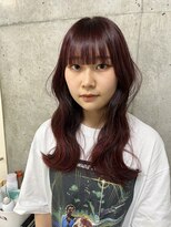 ホロン 池袋(HOLON) 韓国風チェリーレッドカラー
