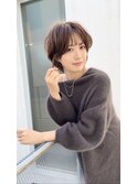 30代40代大人フェミニンレイヤーボブ