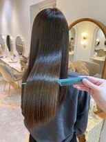 アンド ラ ブランシュ(&.La Blanche)&nbsp;ワンレン/黒髪カタログ/ネビージュ/小顔/髪質改善