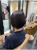 20代30代40代50代◎丸みボブ/カシスブラウン