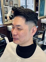 グレイスフルバーバーロンドン 大宮店(Graceful Barber London)&nbsp;【40代 男性】ロンドン七三ナチュラル（大宮/バーバー）