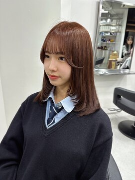 ベレーザシェルト(Beleza scelto) 12710黒髪韓国風巻き内巻きワンカールボブレイヤーカット