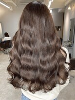 オズ 安積店(OZ)&nbsp;安積顔周りレイヤーカット韓国ワンホンヘアベージュカラー30代