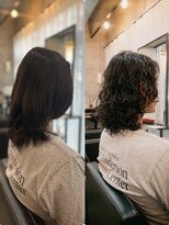 ボンド 三軒茶屋(Bond)&nbsp;メンズロング×グランジパーマ◎三軒茶屋 RYUKI メンズパーマ