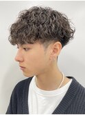 メンズ波巻きスパイラルパーマシャドウパーマツイストパーマ緩め