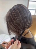 【脱白髪染め】覚醒ハイライト