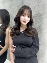 ジーナ 渋谷本店(Zina)&nbsp;髪質改善＊くびれロングダークアッシュ前髪美髪【Zina渋谷本店】