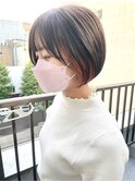 【インナーカラー+ショートボブ】