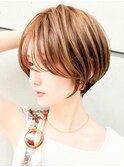 30代40代/ショート/ショートカット/顔周り/前髪/くびれヘア/立川