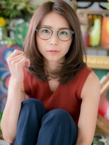 カバーヘアアンドスパ ブリス 浦和(COVER HAIR&SPA bliss)&nbsp;センターパートヘルシースタイル小顔ボブh4浦和20代30代40代