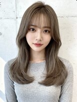 エイチ 大阪梅田(H)&nbsp;ハイライトクラゲヘアミニボブ成人式パーマミディアム裾カラー