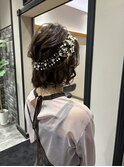 TOKIO ハーフアップ ヘアセット