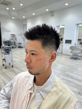 ロンド ラマ 岐阜(Lond bla-ma) ソフトモヒカン×フェード【Lond伊藤メンズ】