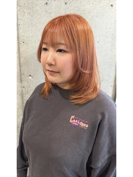 ヘアーアンドメイク ファット(Hair&Make PHAT) 大人可愛いうち巻☆ナチュラルレイヤーオレンジブラウン