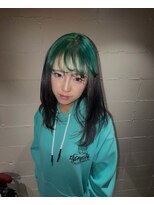 ゼロヨンハチ(048) うすいグリーンと濃いグレー