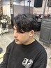 カット＋シャドウパーマ＋オージュアトリートメント