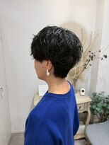 ロッカ(ROCCA)&nbsp;黒髪ラフ感たっぷり無造作ショート