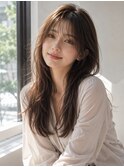 顔まわりレイヤーロング