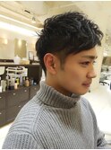 ツーブロック&”くせ毛風パーマ”で爽やかマッシュ<札幌大通>
