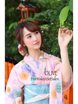 オリーブ(OLIVE) ゆるウェーブ☆【ヘアセット/着物/浴衣/大阪心斎橋】