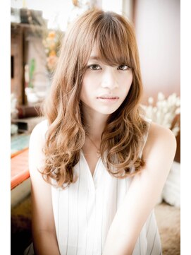 オハナ(ohana) 【ohana/表参道】くせ毛風大人かわいいグレージュワイドバング