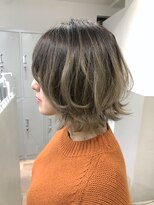 オウル(Owll)&nbsp;【Owll】大人前下がりボブ　グラデーションアッシュブラウン