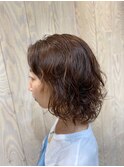 柔らかミディアム　リッジパーマ