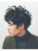 『メンズ』濡れ髪艶パーマ