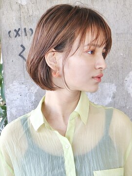 ロビー 表参道(ROBBY) フェザーバング・顎ラインボブ／ボブショート／20代30代40代