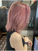 ピンクカラー/ペール/ダブルカラー20代/30代