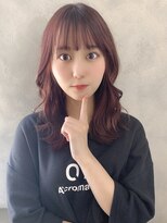 ローラン(ROULAND) 韓国くびれレイヤースタイル×ラベンダーピンク　20代30代40代