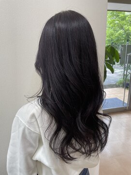 キーネヘアコレクション 【秋color】暗めパープルアッシュ