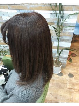 ハウオリ ヘアーワークス(Hauoli hair works) ハイブリッドカラー×ヴァイオレット