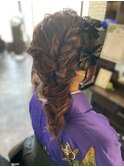 卒業式ヘアセット