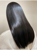 黒髪つやつやストレート