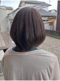 大人かわいいボブカット・明るめブラウン