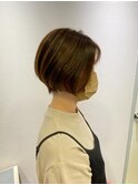 丸みショートボブ
