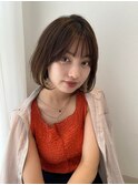 【FERIAfam桃山台】BOB/お上品ベージュ/イヤリングカラー