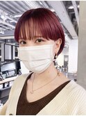 ピンクショート_大人ガーリーチョコレートプリカール_ba413251
