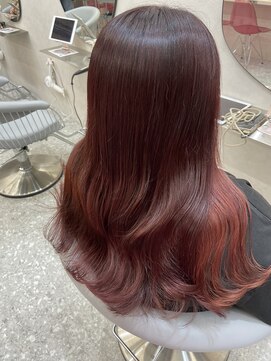 ラルムバイシー 新宿(LARME by Sea) ピンクブラウン×ピンクベージュ/インナーカラー【Kaya】