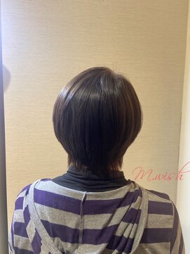 エムウィッシュ(M Wish) 上品大人ショート/ショートカット/ひし形シルエット/髪質改善