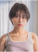 大人な耳掛けショートスタイル　3