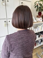 エジンバラ(ejinbara)&nbsp;丸みボブ×コーラルブラウン