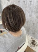 SERENDIPITY グレージュ×前下がりショートボブ