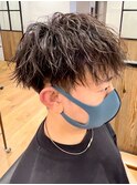 メンズカットメンズパーマソフトツイストパーマバーバーフェード