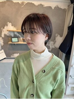 エイチヘア(h hair)の写真/【好印象スタイルに自信あり◎】忙しい毎日のあなた☆自分で扱いやすく、時短でまとまるスタイルへ。